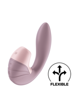 2 en 1 Vibromasseur point G avec stimulateur clitoris USB rose Supernova Satisfyer - CC597780